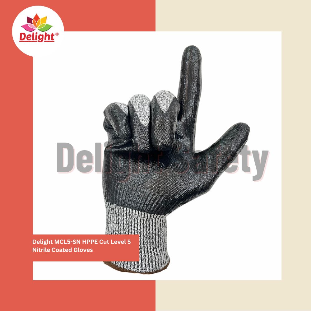 Delight MCL5-SN Nitrile Cut Level 5 Gloves