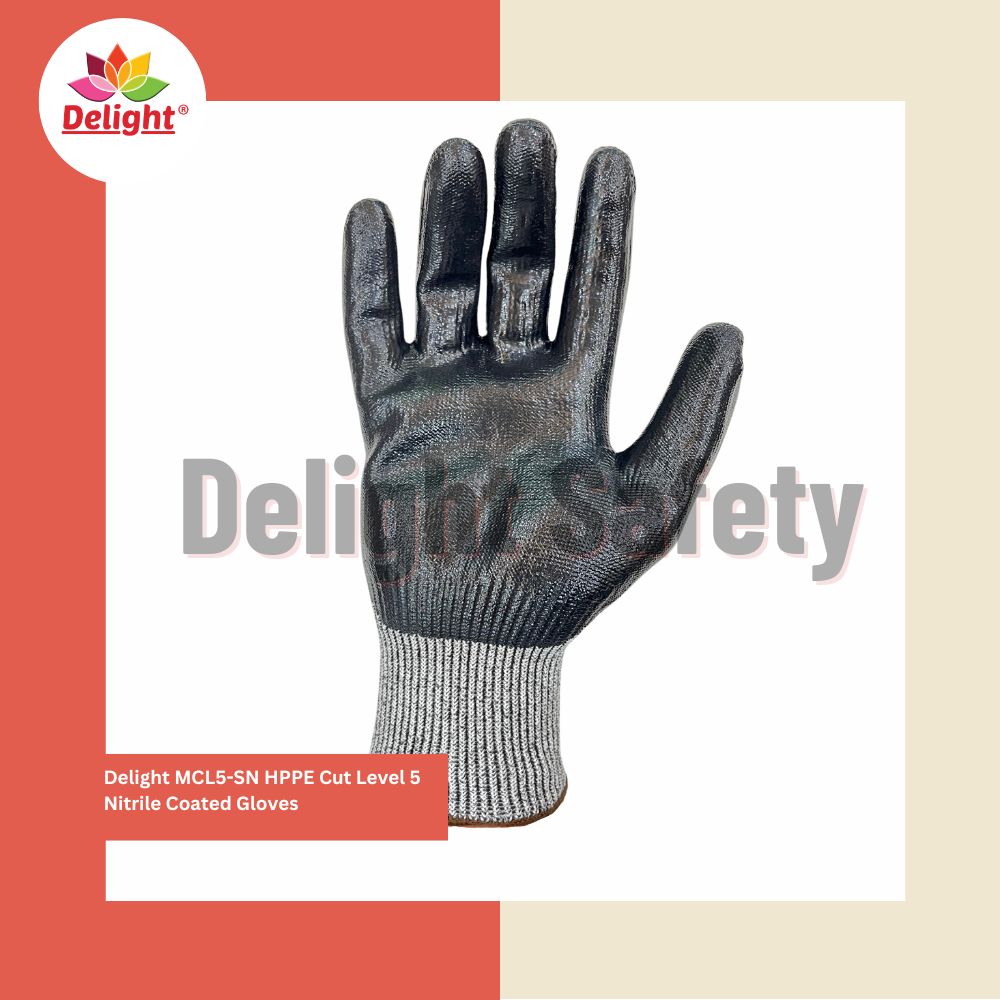 Delight MCL5-SN Nitrile Cut Level 5 Gloves