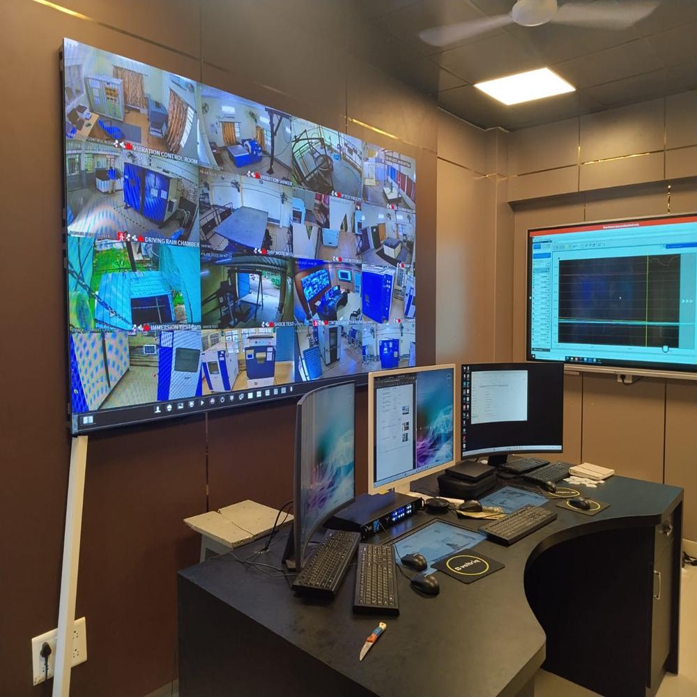 Surveillance Monitor Wall