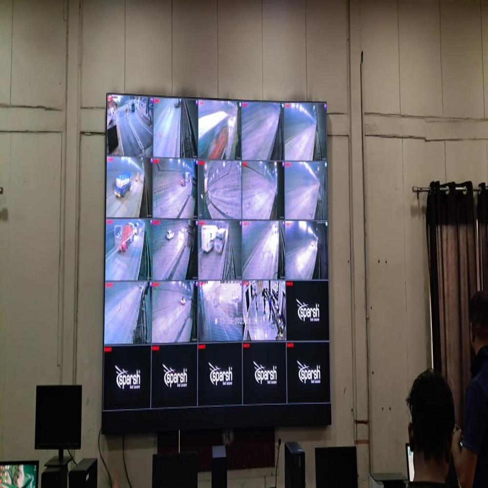 Surveillance Monitor Wall