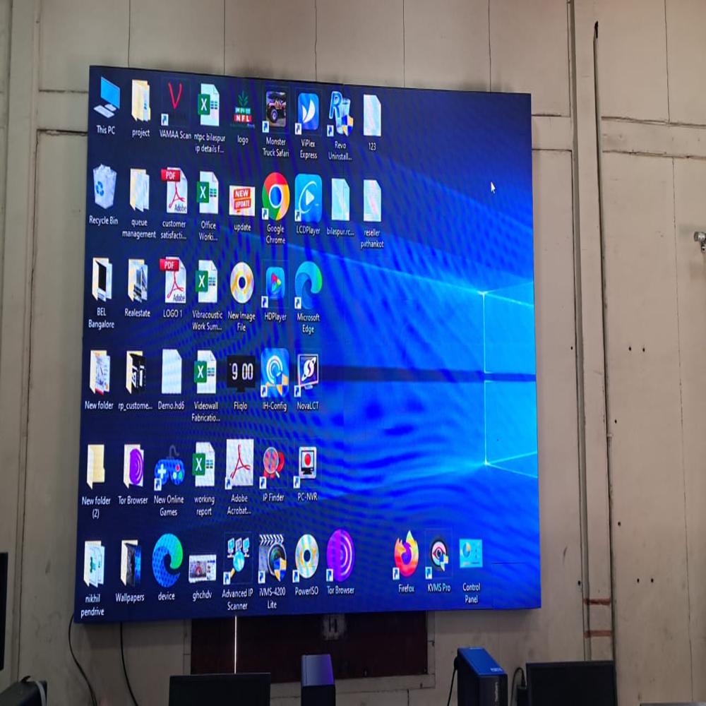 Surveillance Monitor Wall