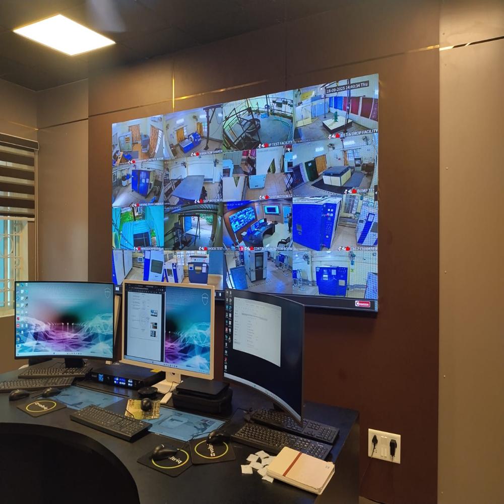 Surveillance Monitor Wall