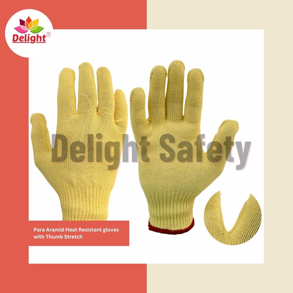 Delight MHPK10-55(T) Para Aramid Heat Resistant gloves with Thumb Stretch