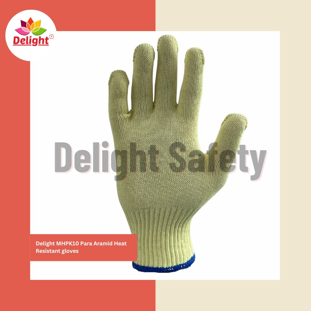 Delight Mhpk10 Single Layer Para Aramid Heat Resistant Gloves - Feature: Washable