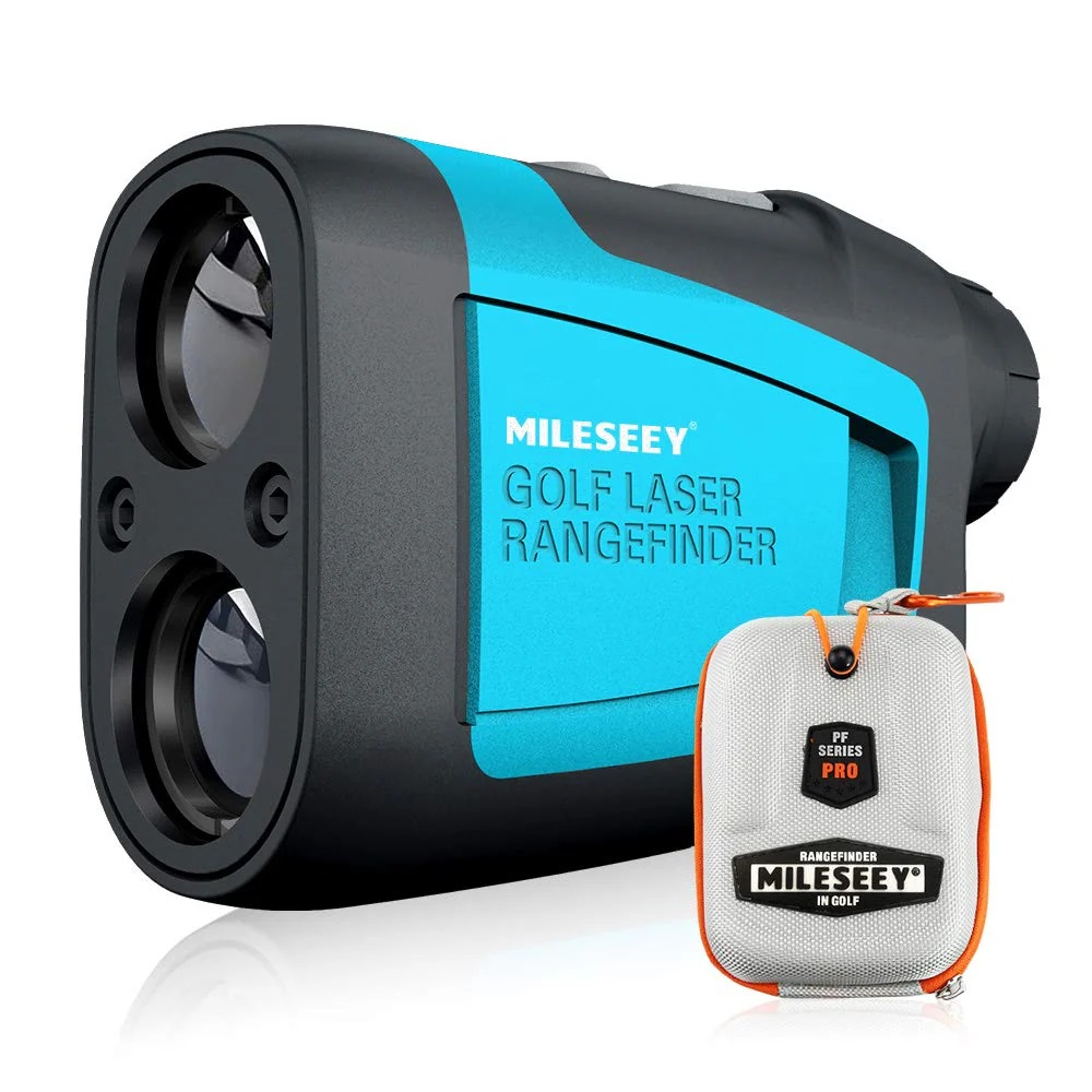 True Sense MiLESEEY Precision Laser Golf Rangefinder 660 Yards with Slope Compensation, PF210