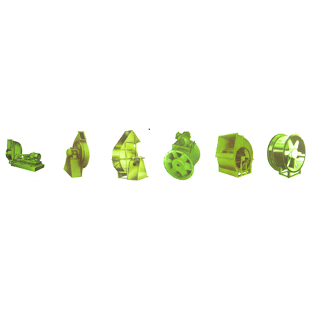 केंद्रीय पंखा और अक्षीय प्रवाह पंखा