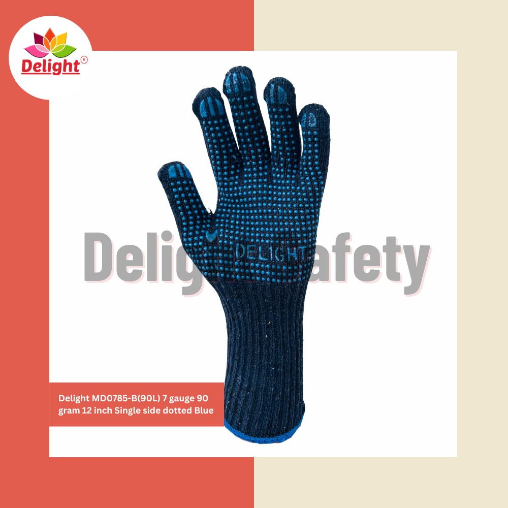 Delight MD0785-B 7 gauge 12 inch Single side dotted Blue