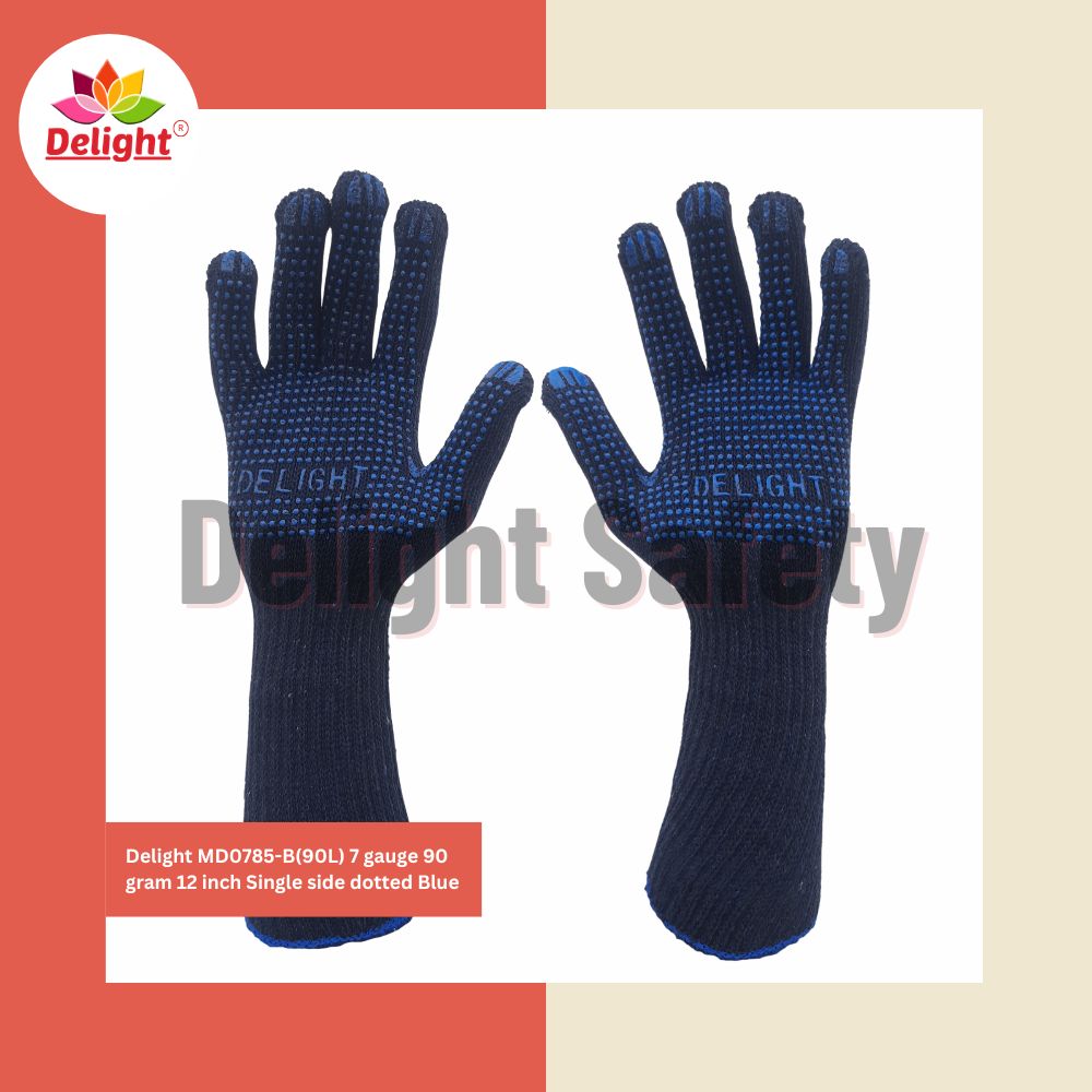 Delight MD0785-B 7 gauge 12 inch Single side dotted Blue