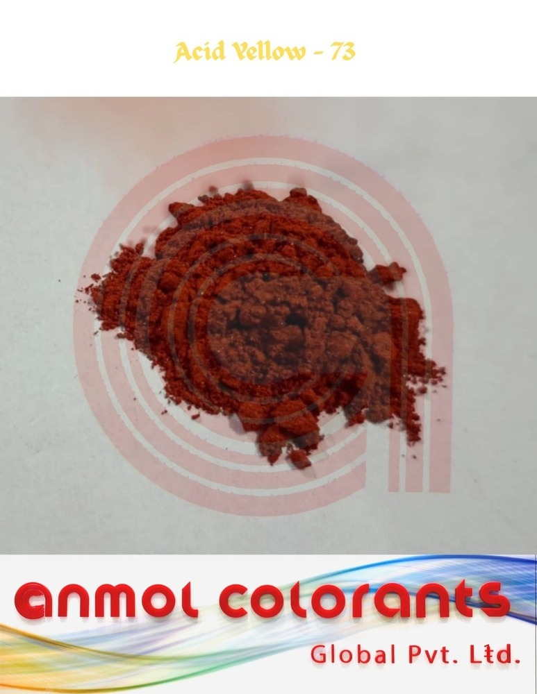 Acid Yellow 73 - Bright Yellow Powder, 85% Purity, 180% Strength | Acid Dye for Textile, Paper, Leather, Biological Staining