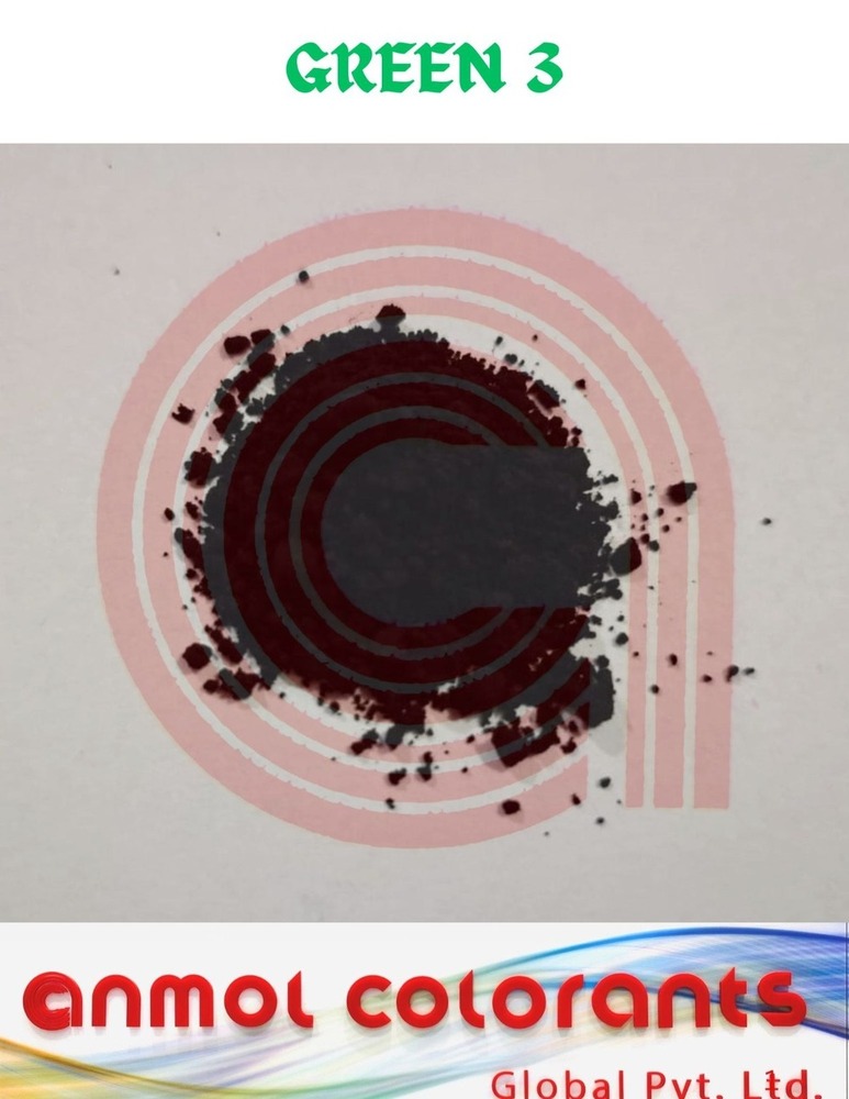 Green 3 - Micronized Synthetic Pigment, Bright Bluish-Green, High Tinting Strength, Heat Resistant Up to 280C