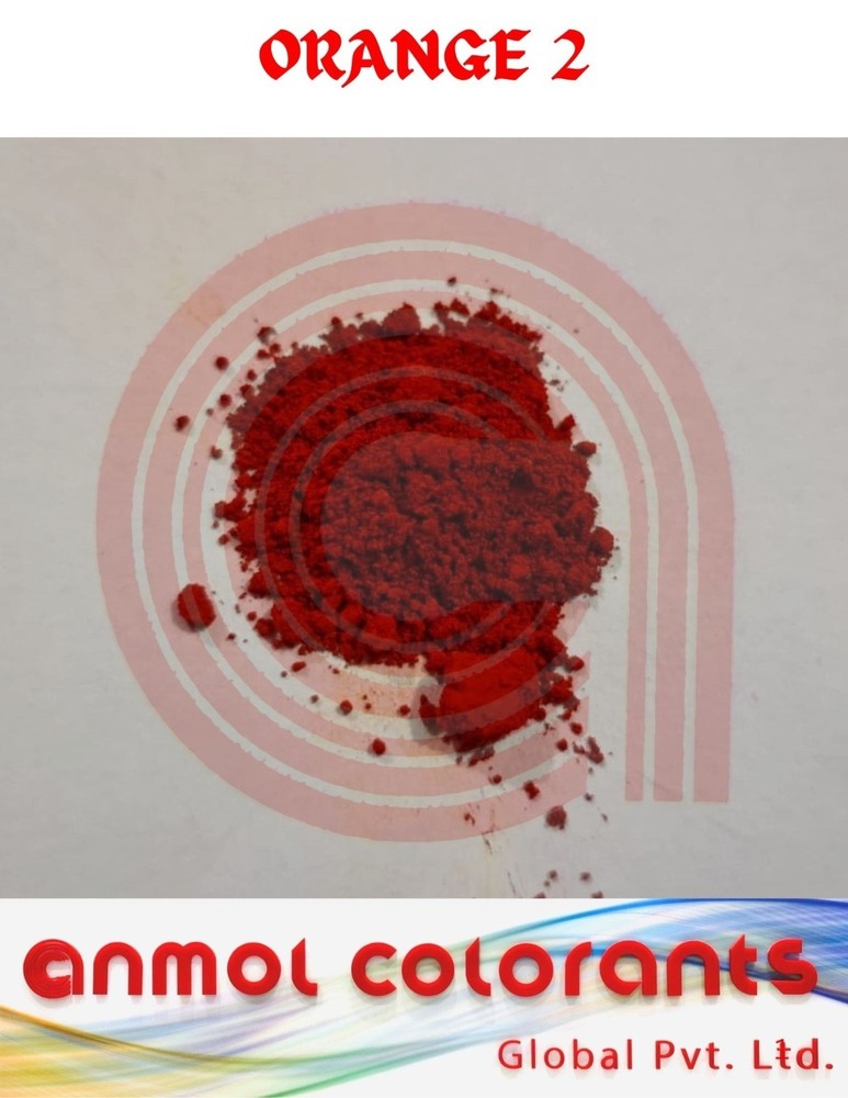 Orange 2 - Powdered Reddish-Orange Acid Dye, 99% Purity, 25 kg HDPE Packaging, Water & Light Resistant
