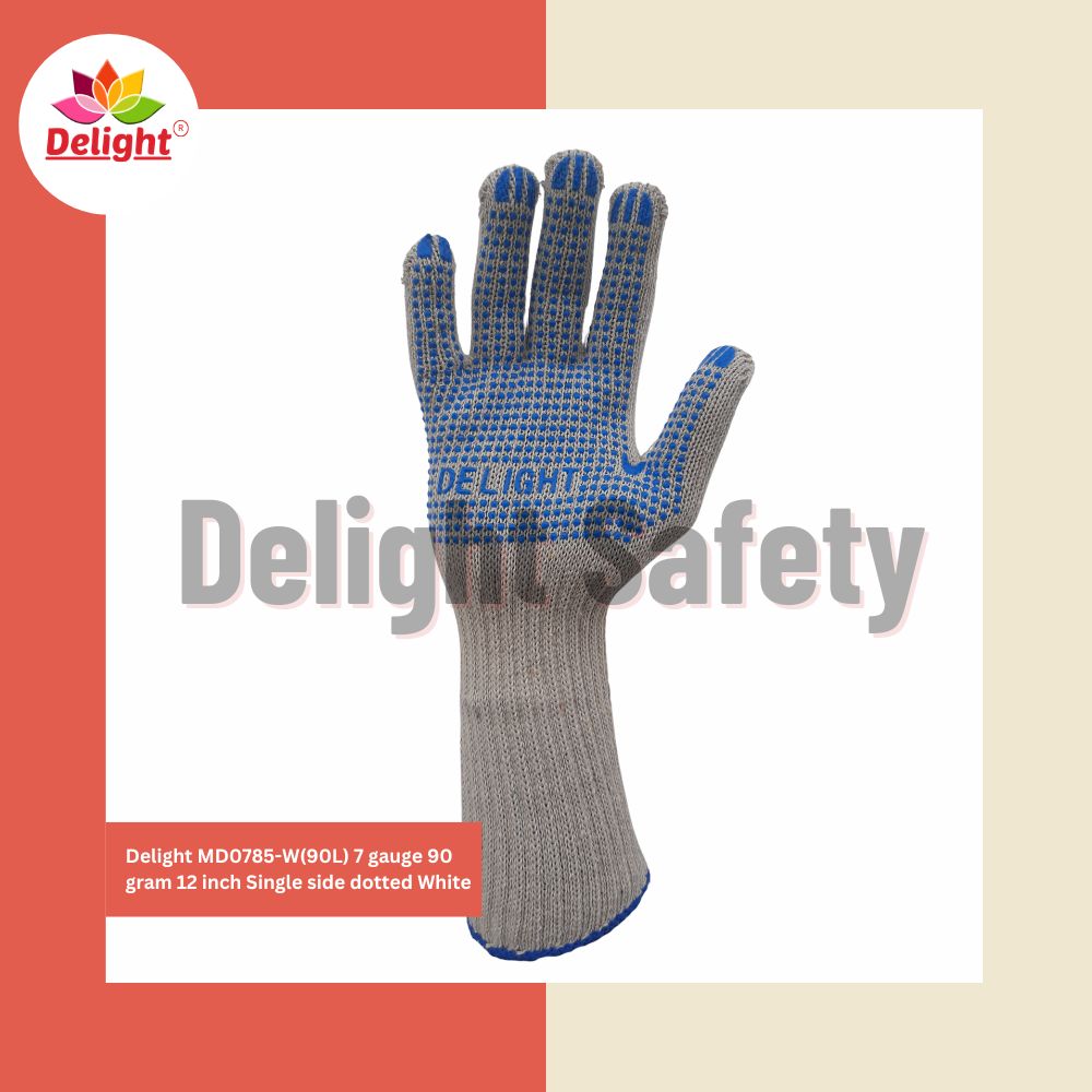 Delight MD0785-W 7 gauge 12 inch Single side dotted White