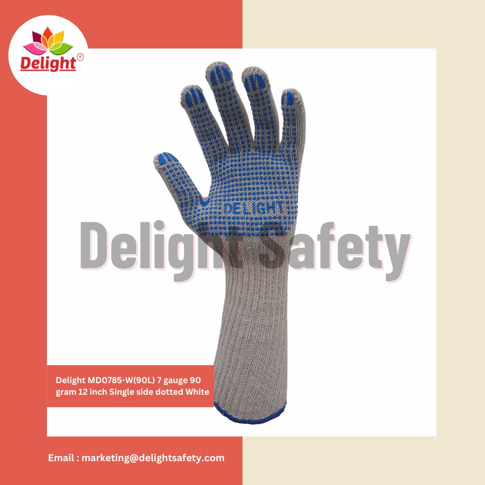 Delight MD0785-W 7 gauge 12 inch Single side dotted White