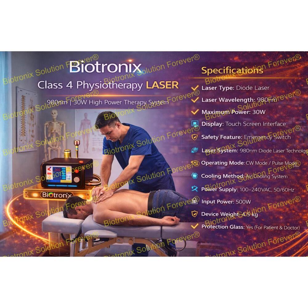 High Intensity Class 4 Laser Therapy Machine for Orthopedic Rehabilitation