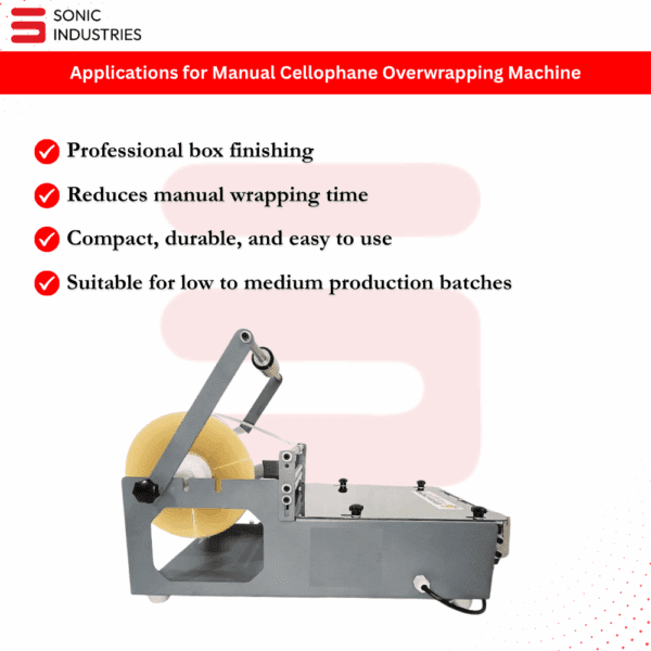 Manual Cellophane Overwrapping Machine
