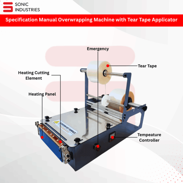 Manual Overwrapping Machine With Tear Tape