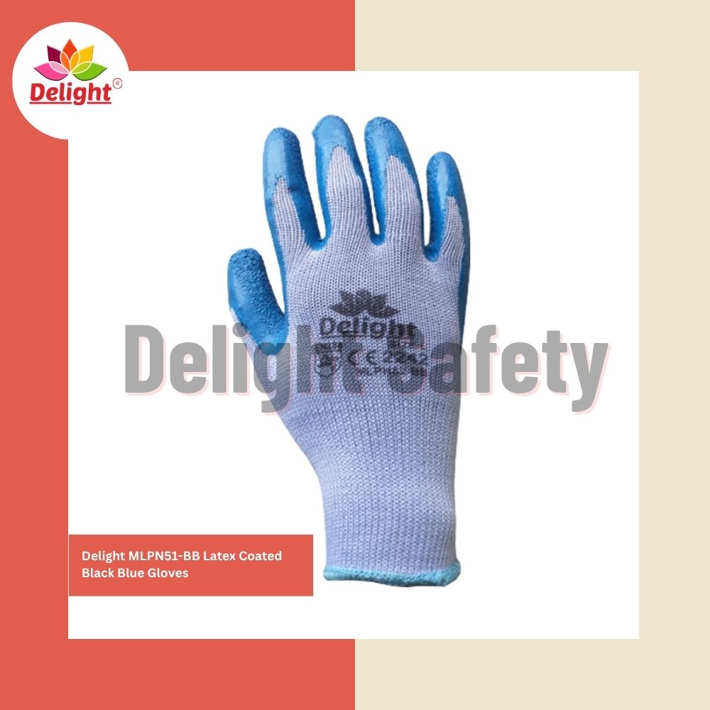 Delight MLPN52-BB Sky Blue Latex Palm Coated