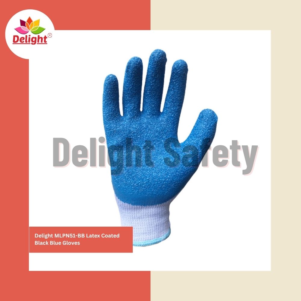 Delight MLPN52-BB Sky Blue Latex Palm Coated