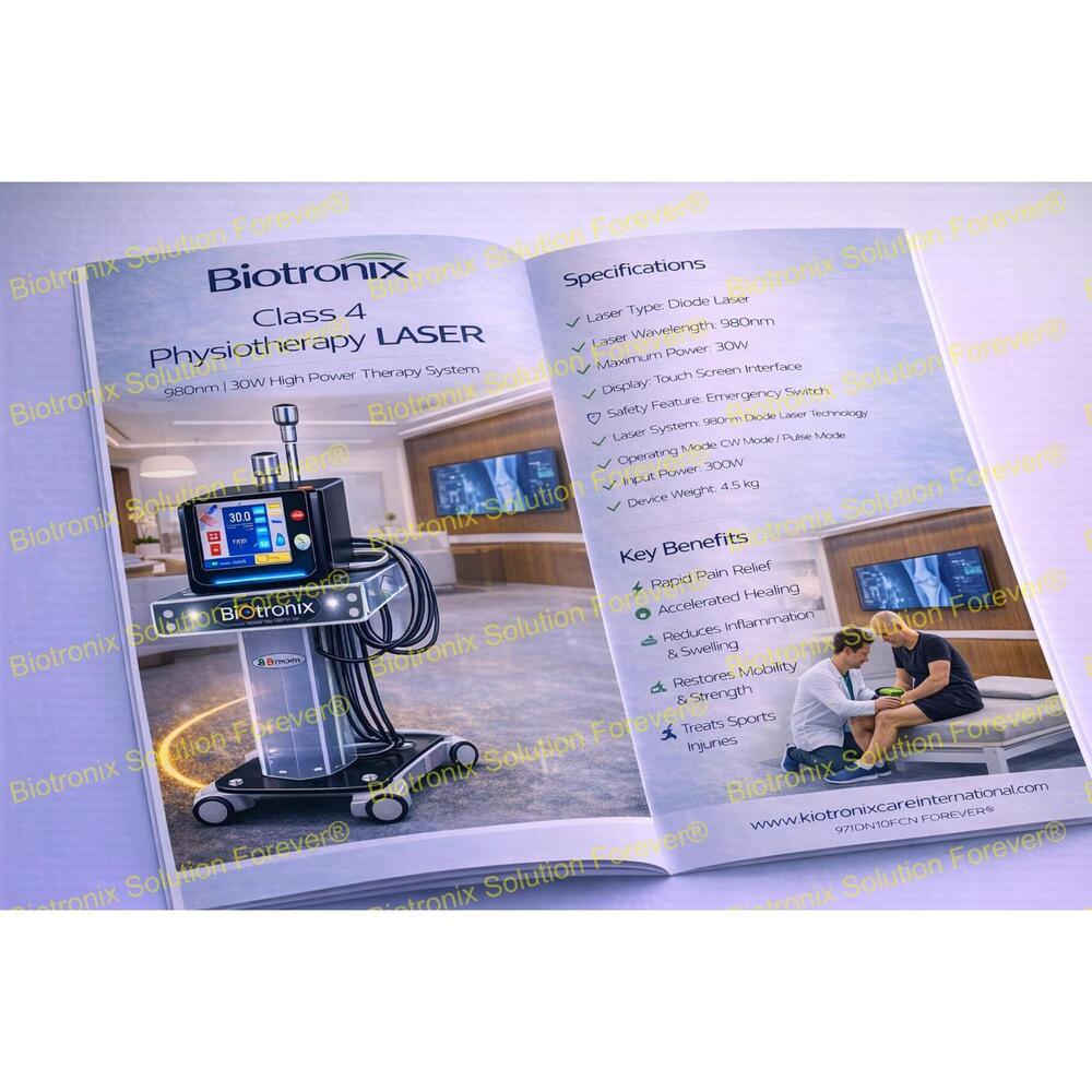 High Intensity Class 4 Laser Physiotherapy Equipment for Rehabilitation Clinics