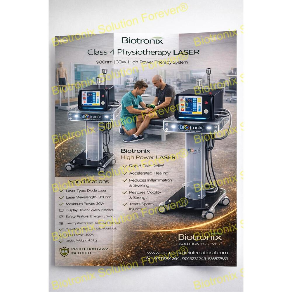 High Intensity Class 4 Laser Physiotherapy Equipment for Rehabilitation Clinics