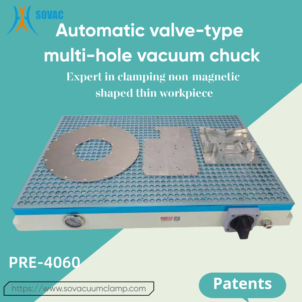 PRE-4060 Vacuum clamping table for Thin metal clamping and  Precison machining