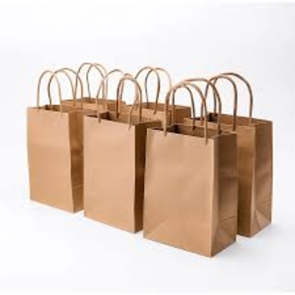 Brown Color Shopping Bag