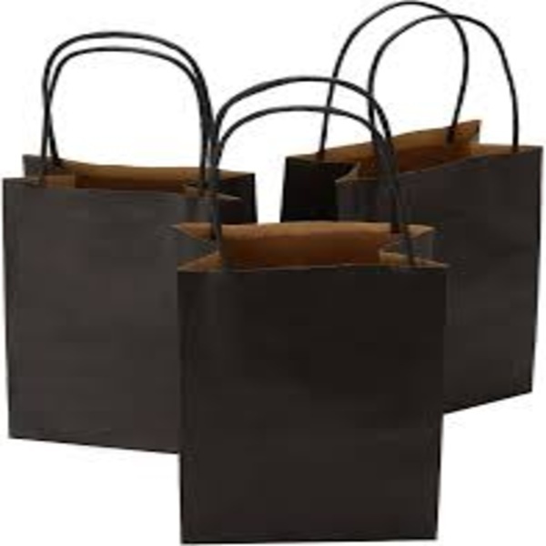 Black Color Shopping Bag