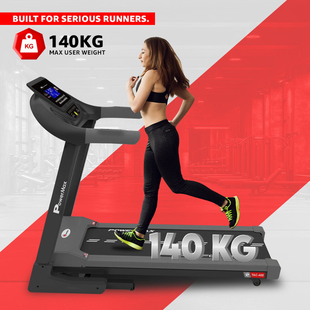 TAC-400 AC Motorized Treadmill with Auto Incline