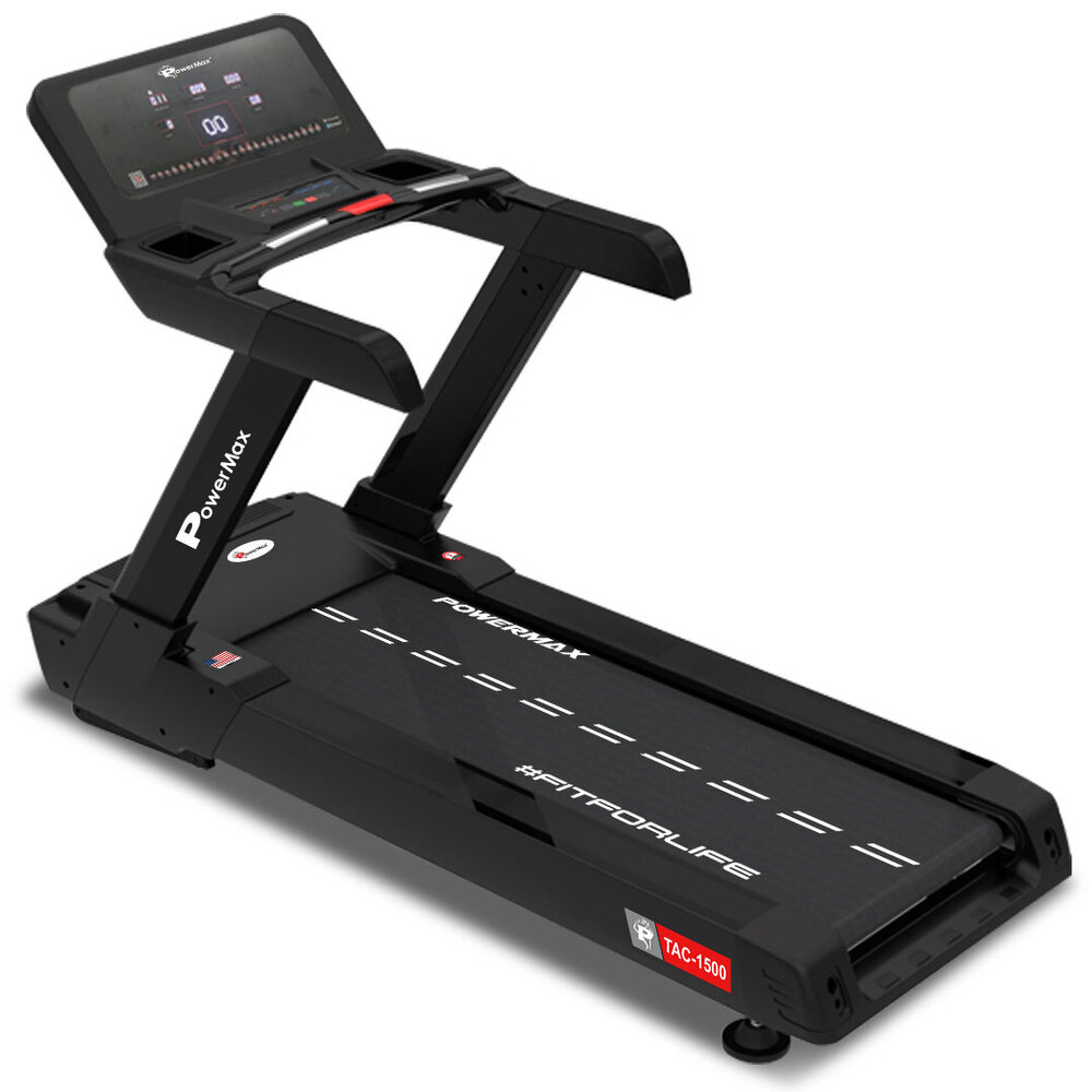 TAC-1500 वाणिज्यिक एसी मोटराइज्ड ट्रेडमिल ऑटोIncline के साथ।