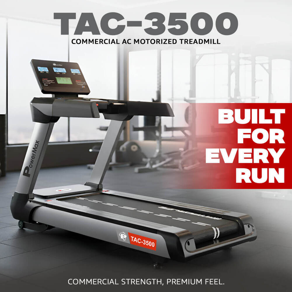 TAC-3500 Commercial AC Motorized Treadmill with Bluetooth Support
