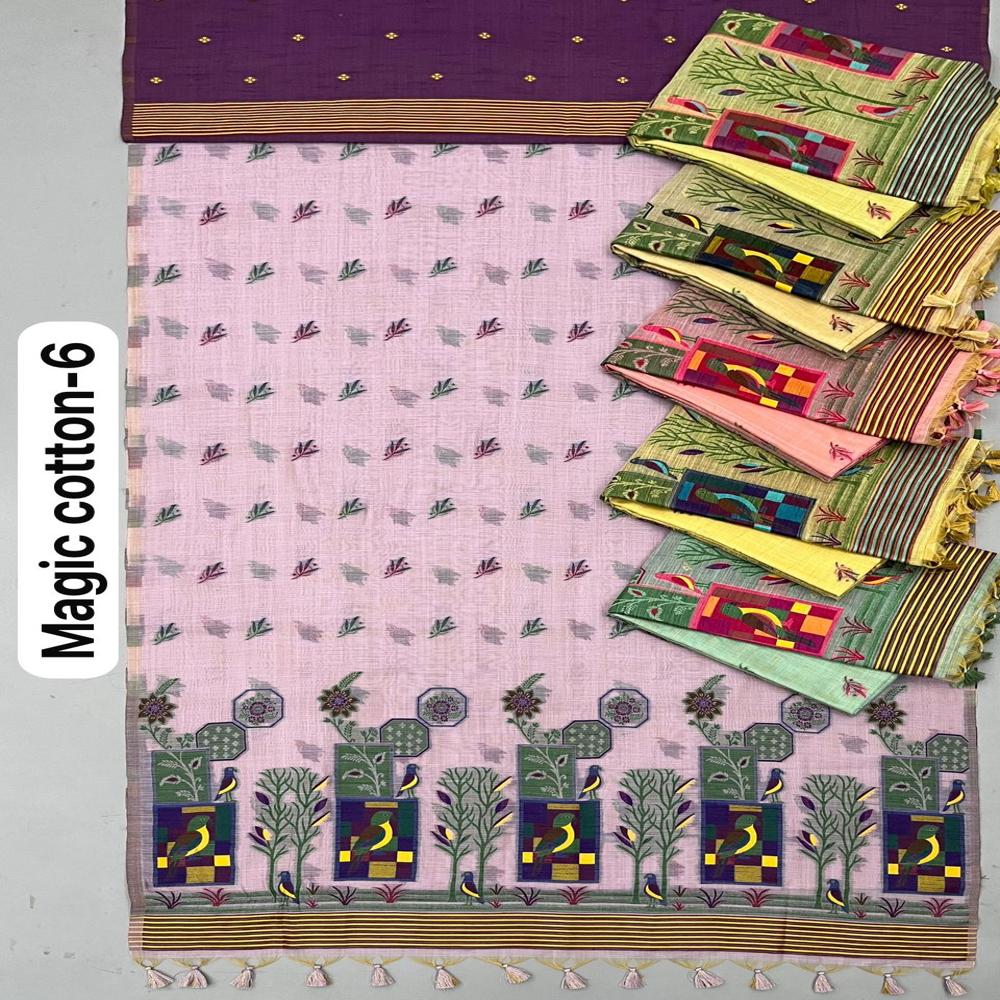 PREMIUM COTTON WEAVING SAREES