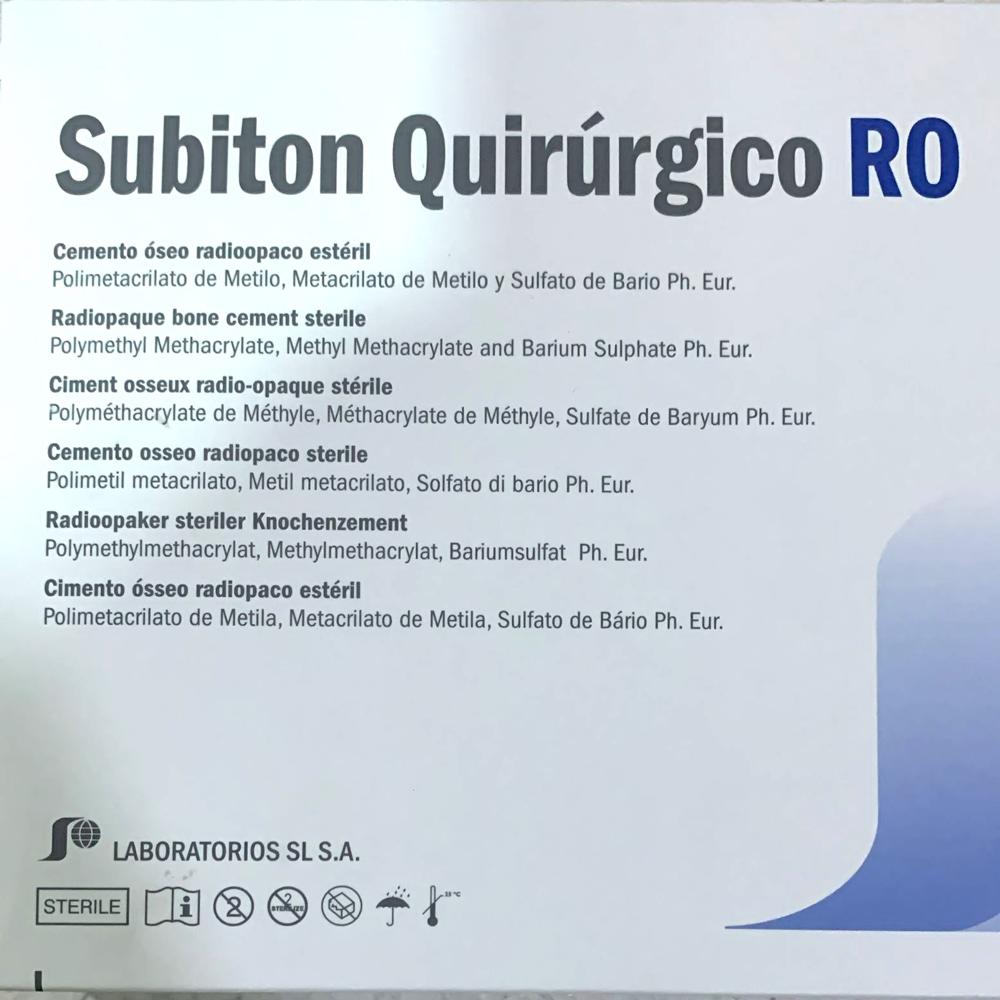 Surgical Subiton RO 40GM  -Bone Cement
