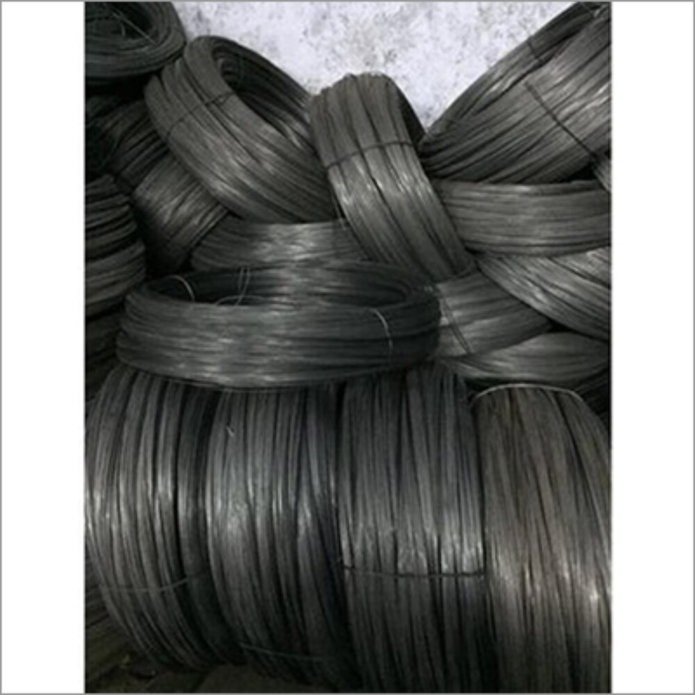 Ms Wire - Mild Steel Circular Wire, Varying Dimensions, Black Color, Smooth Surface, Customizable Lengths, Standard Grade, Low Heat Resistance