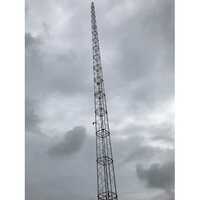 40m Industrial Gi Four Leg Self Supporting Tower