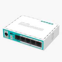 Hex Refresh Compact Five Port Ethernet Router - Metal Chassis, 113x89x28mm, 64mb Ram | Routeros L4, Stateful Firewall, Gigabit Ethernet Ports