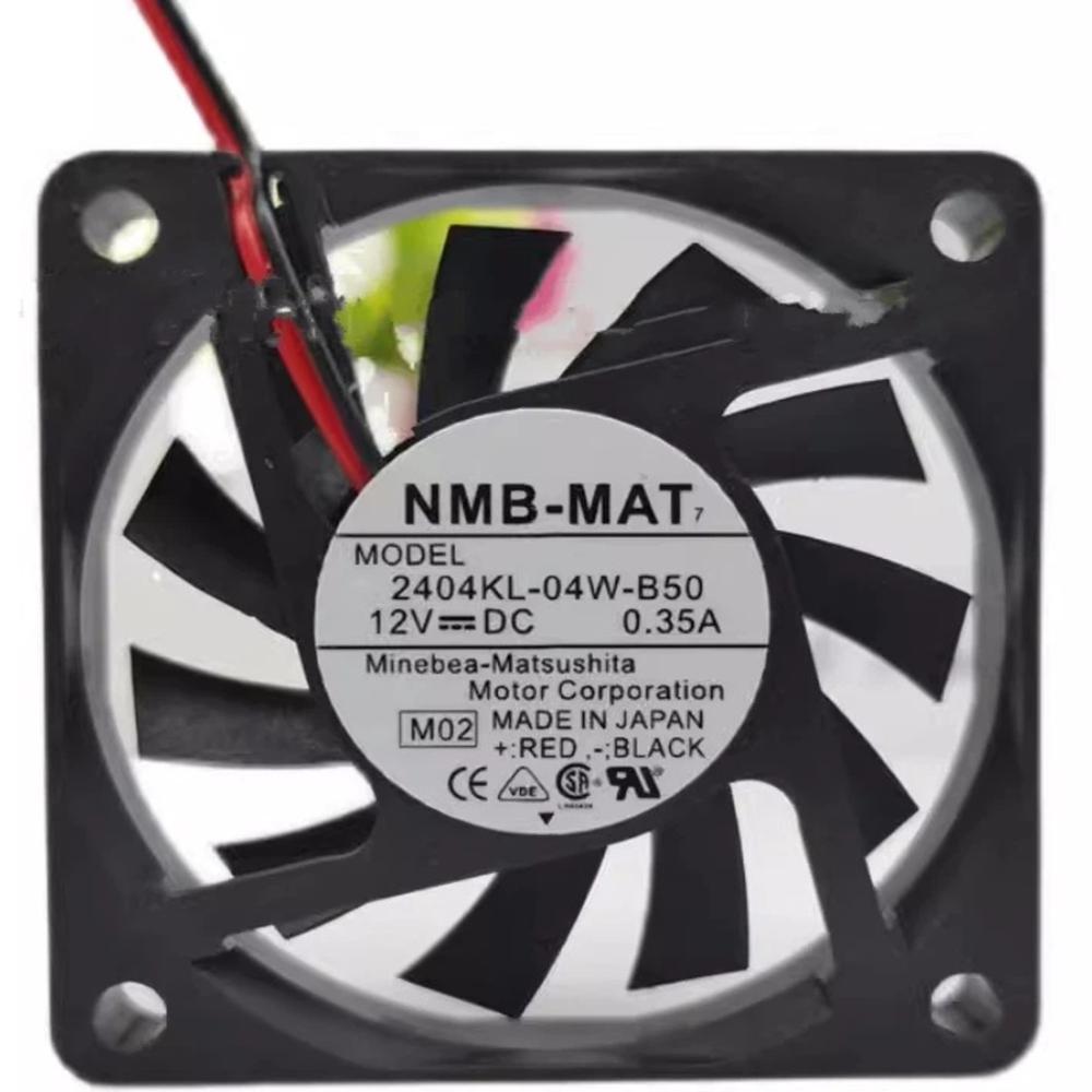 NMB-MAT 2404KL-04W-B50 12V DC 0.35A 6010mm Ball Bearing Industrial Axial Cooling Fan
