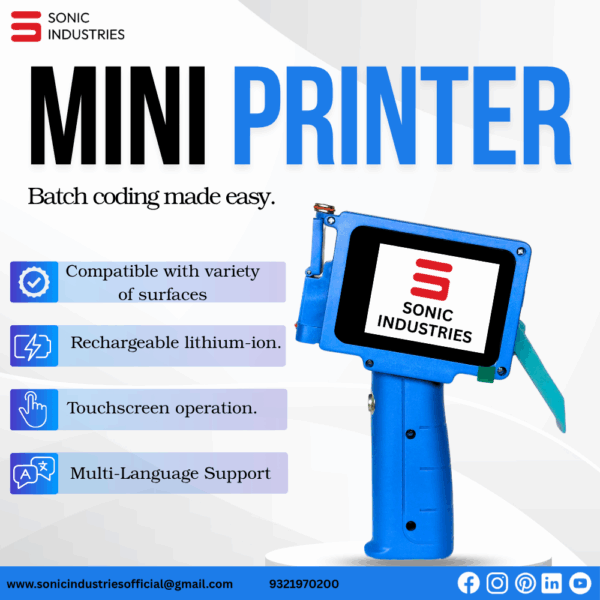 Mini Inkjet printer heavy duty