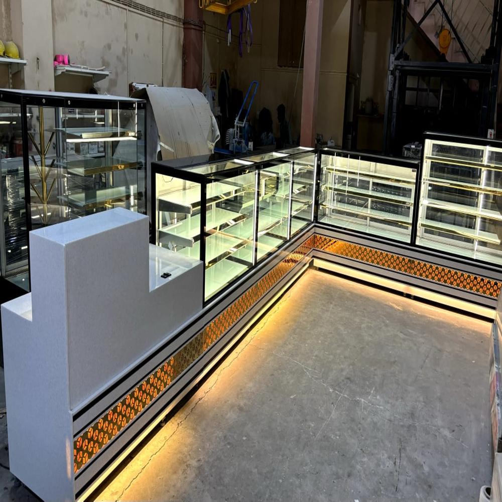Refrigerator Display Case For Cake - Color: Customized