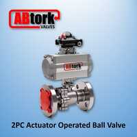 2pc Actuator Operated Ball Valve - Application: Industrial Automation