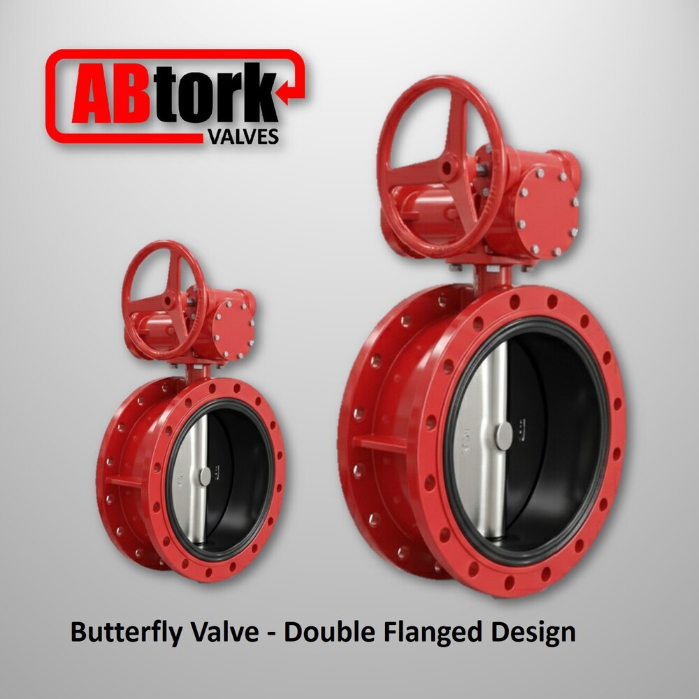 Doubble Flanged Design Butterfly Valve