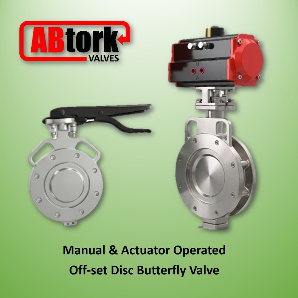 Manual And Actuator Operated Off-Set Disc Butterfly Valve