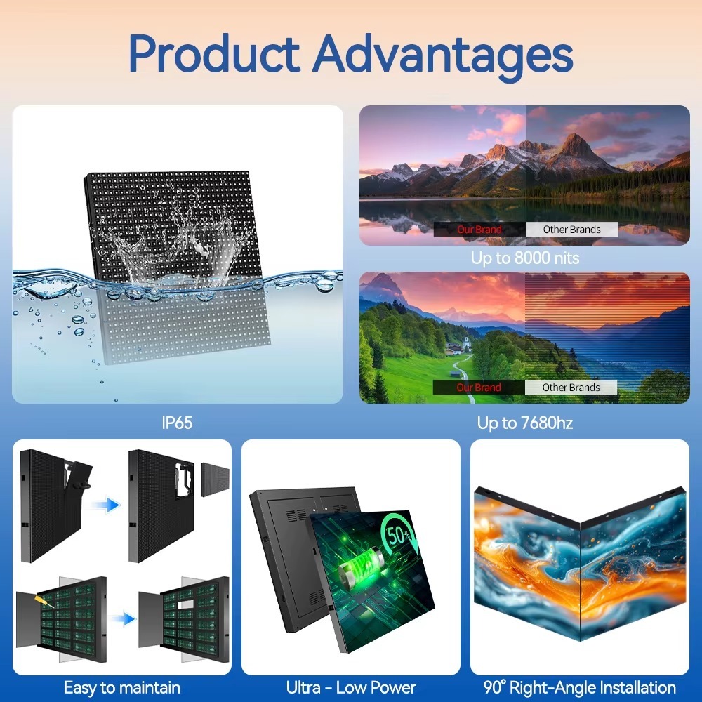 Outdoor Led Screen - Brightness: 4500 Cd/m Sqmtr Cd/m Sq