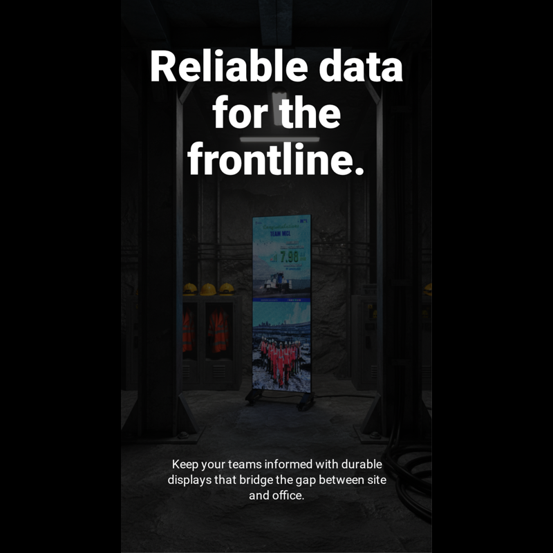 Digital Signage for Factories