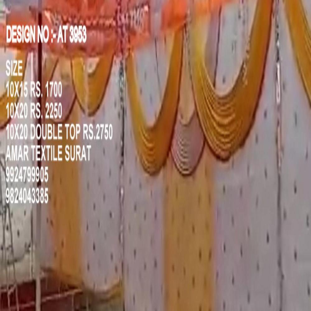 Decorative Parda design for tent