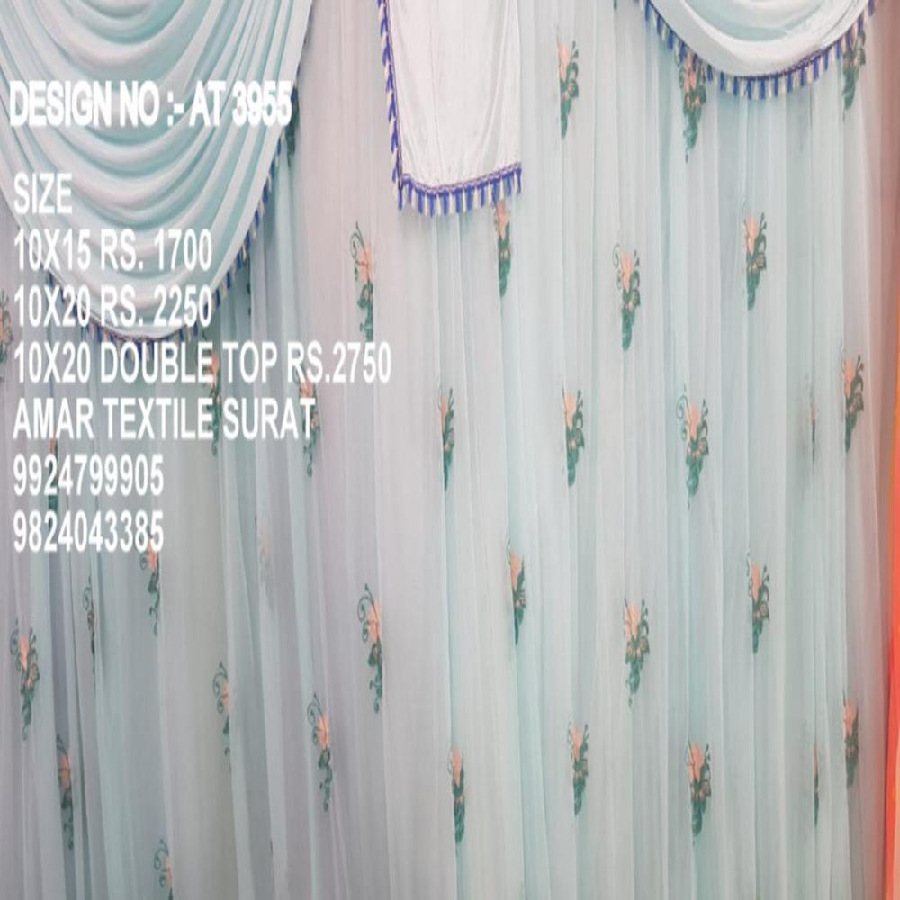 Decorative Parda design for tent