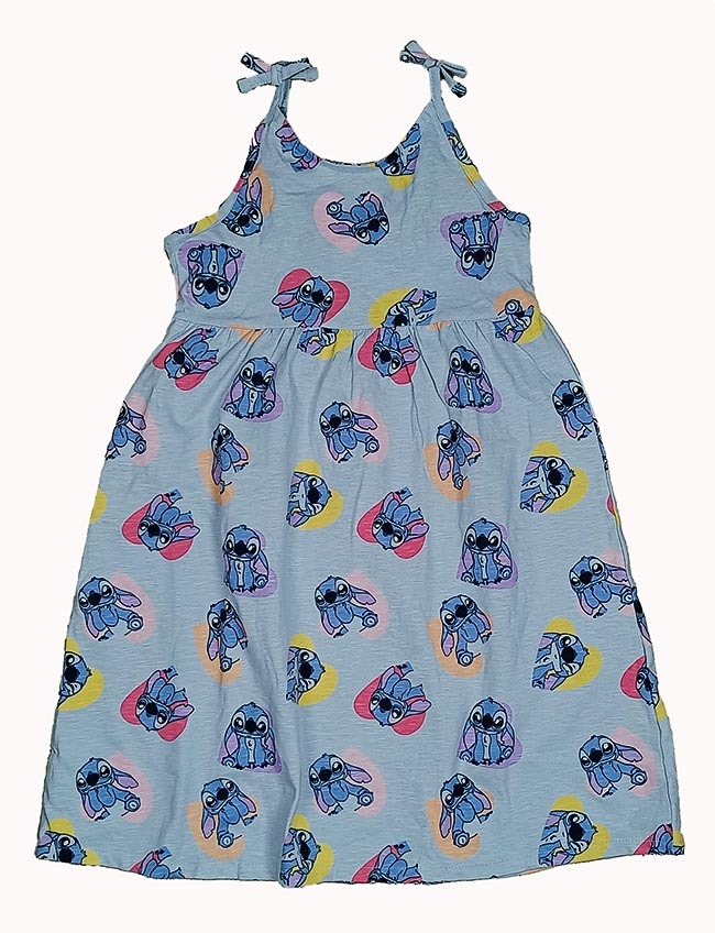 G22173 DiSNEY Girls Printed Strappy Dress
