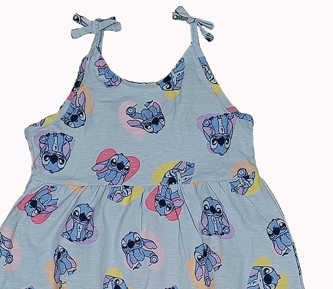 G22173 DiSNEY Girls Printed Strappy Dress