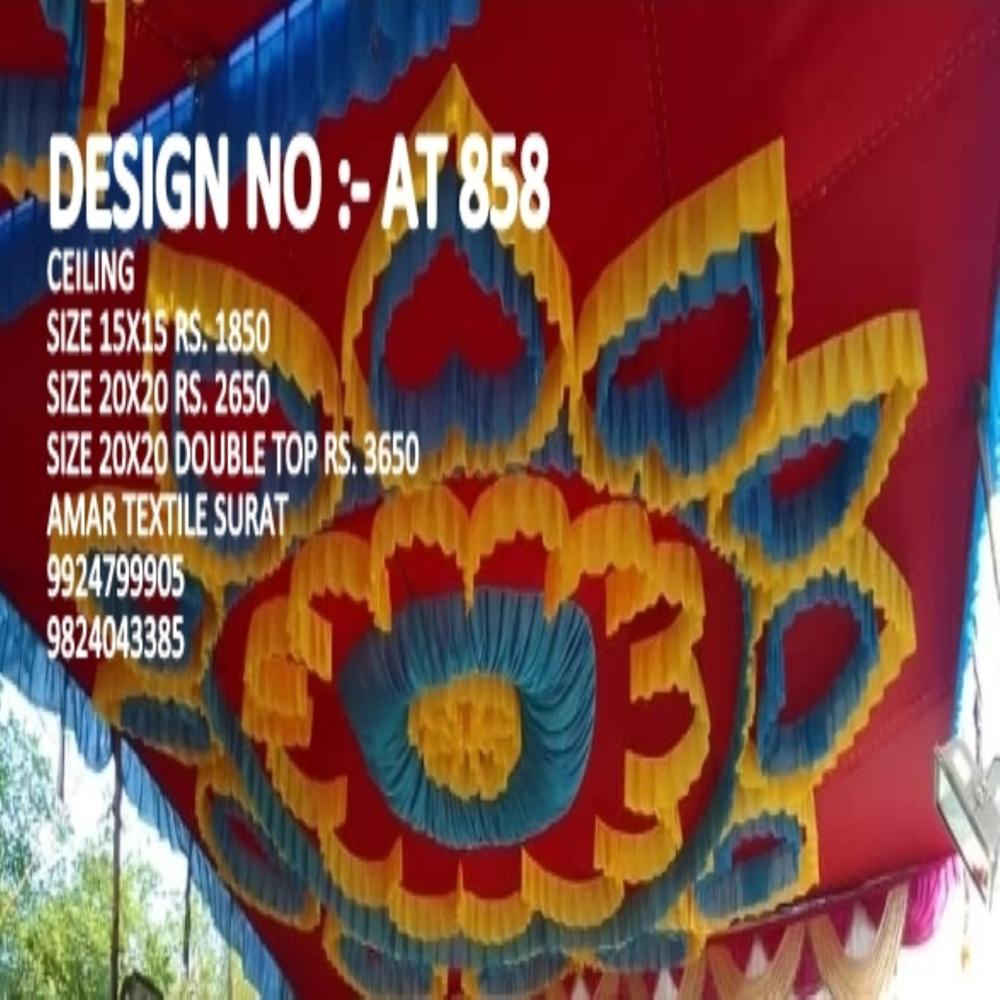 Ceiling Decoration For Wedding - Pattern: Embroided