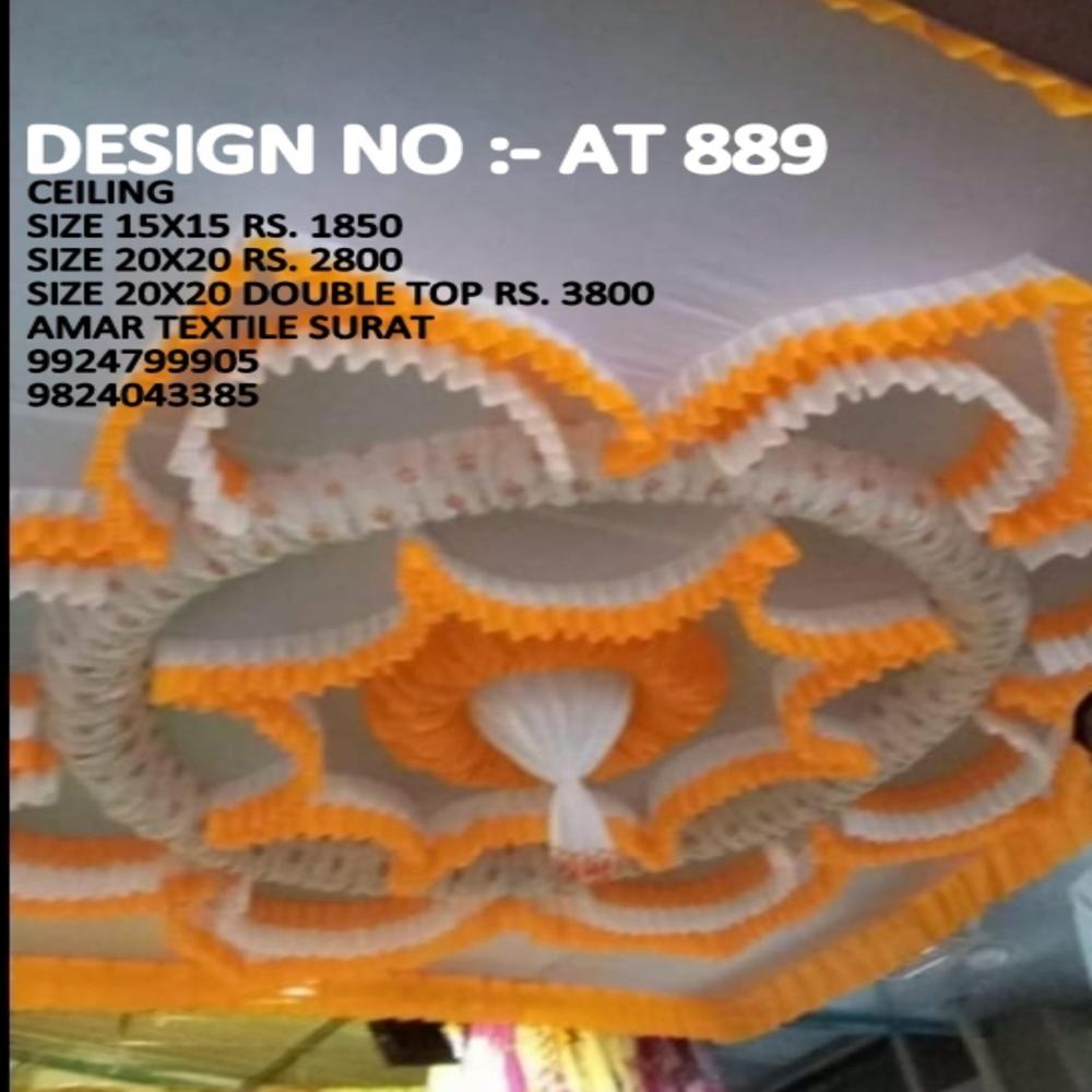 Ceiling Decoration For Wedding - Pattern: Embroided