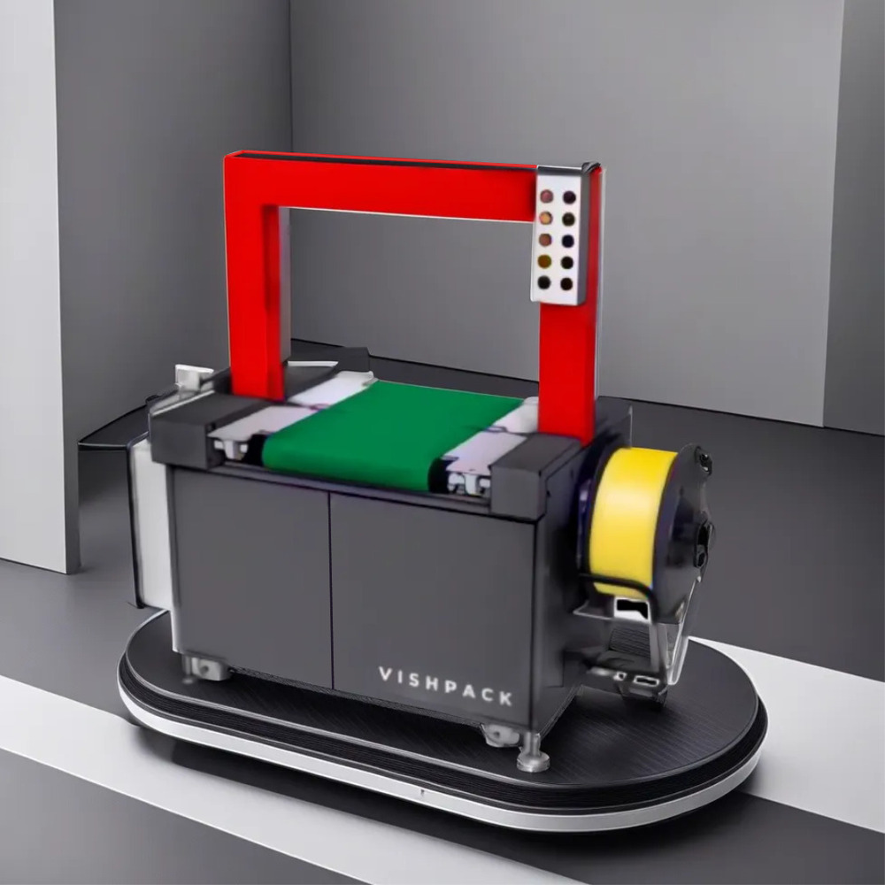 Vishpack 0860AC2BS Auto Strapping Machine